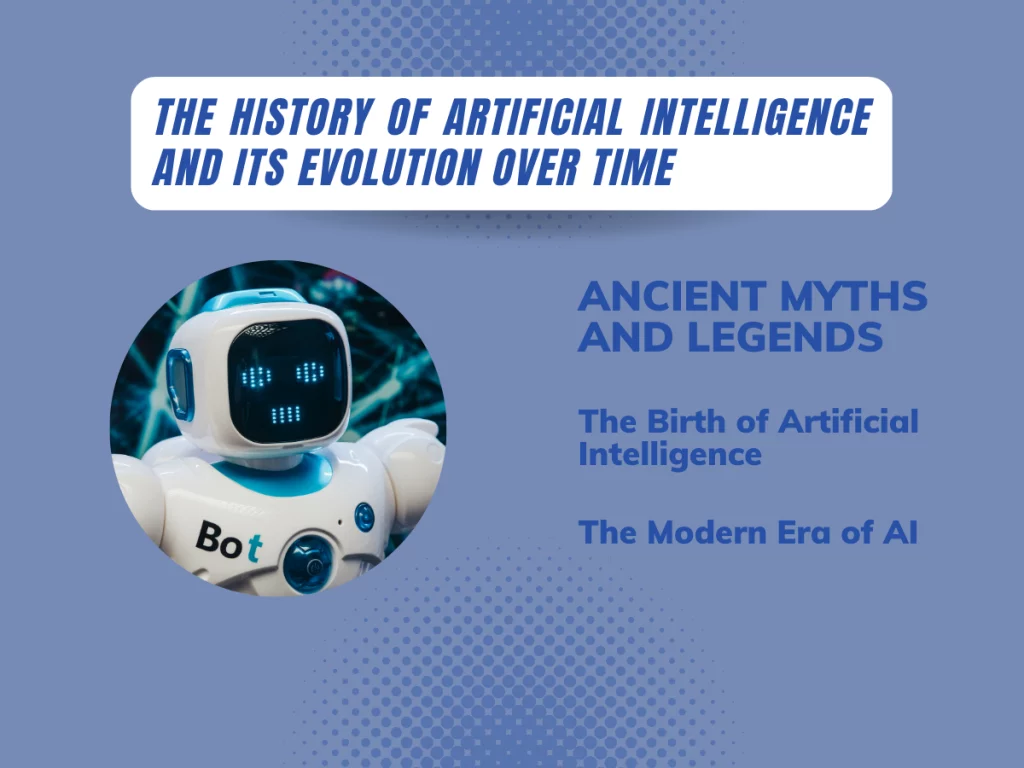 The history of Artificial intelligence and evolution of AI over time